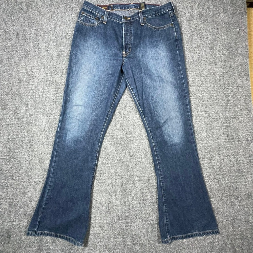 Abercrombie & Fitch 1892 Bootcut Jeans Blue 100% Cotton Sz 10R 432-5J 09571